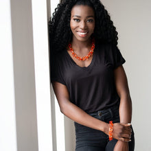 Load image into Gallery viewer, Ice Queen / Ice Ice Baby - Orange 2pc Set