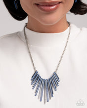 Load image into Gallery viewer, Fashionable Fringe / Colored Cameo - Blue