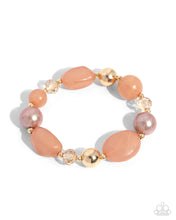 Load image into Gallery viewer, Beaded Blessing / Beaded Backing - Brown