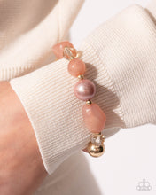 Load image into Gallery viewer, Beaded Blessing / Beaded Backing - Brown