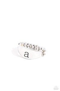 Monogram Memento - A - Silver