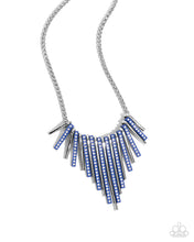 Load image into Gallery viewer, Fashionable Fringe / Colored Cameo - Blue
