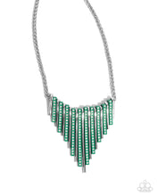 Load image into Gallery viewer, Fashionable Fringe / Colored Cameo - Green Set
