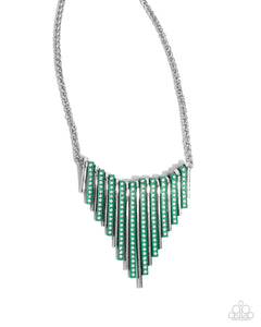 Fashionable Fringe / Colored Cameo - Green Set