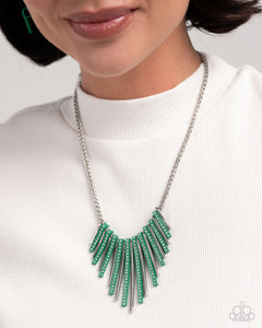 Fashionable Fringe / Colored Cameo - Green Set
