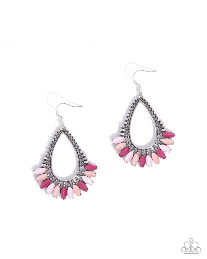 Pronged Pattern - Pink