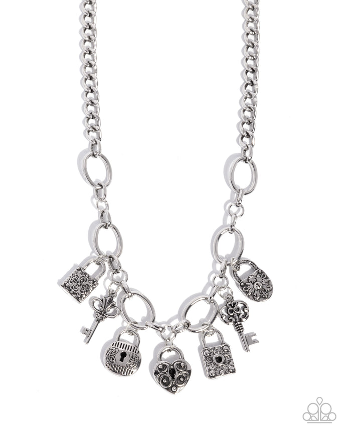 Padlock Pairing - Silver