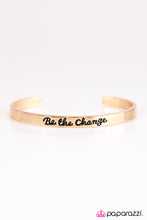 Load image into Gallery viewer, Be the change - Gold
