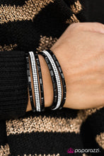 Load image into Gallery viewer, Welcome to the Fashion Show - Black (White Rhinestones)
