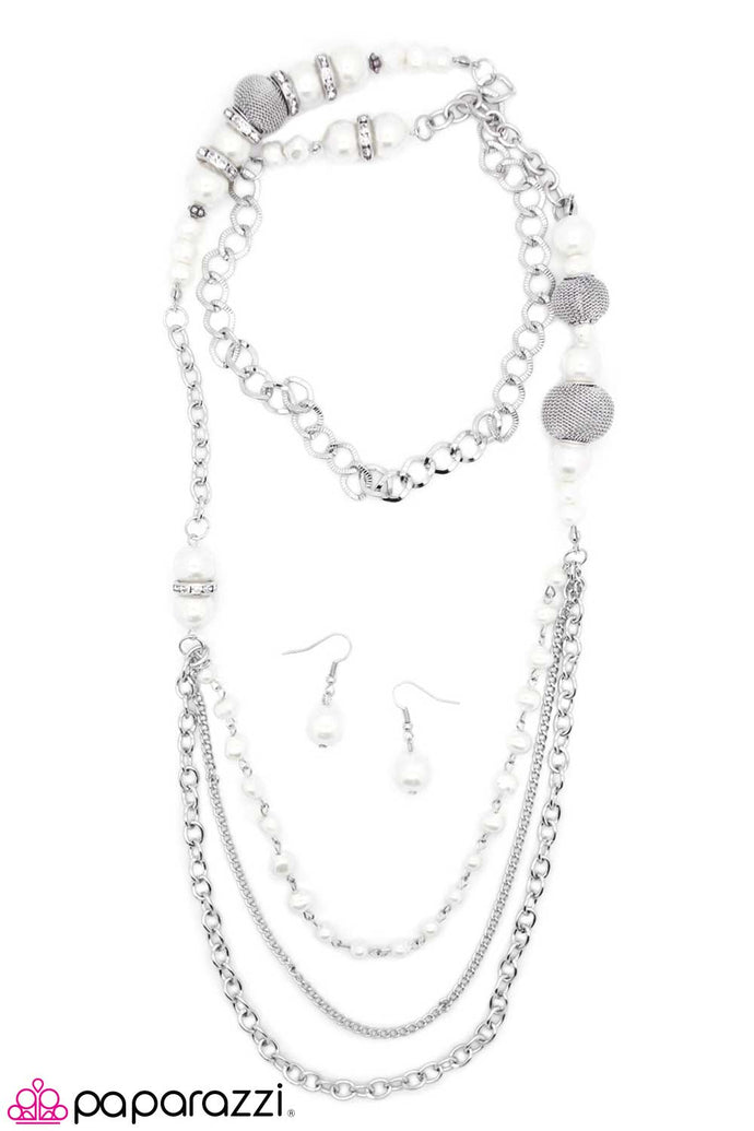 Enmeshed In Elegance - White