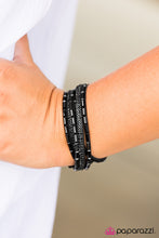 Load image into Gallery viewer, Welcome to the Fashion Show - Black (Black Rhinestones)
