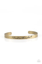 Load image into Gallery viewer, Blessed Is The One Who Trusts - Brass
