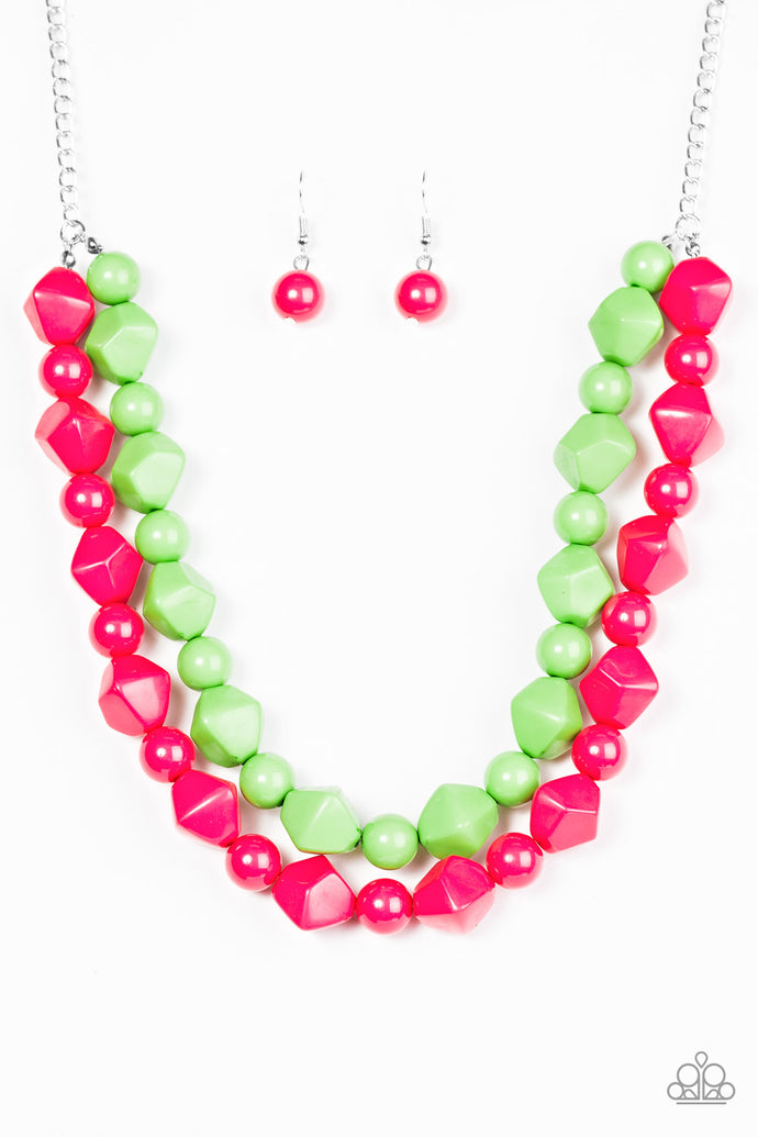Rio Rhythm - Multi (Pink/Green)