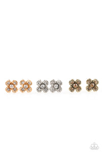 Starlet Shimmer Flower Stud Earrings