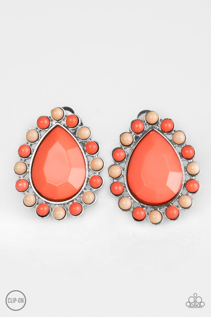 So Spring Season - Orange Clip-On