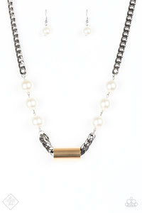 All About Attitude - Black (w/ white pearls)