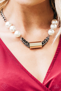 All About Attitude - Black (w/ white pearls)