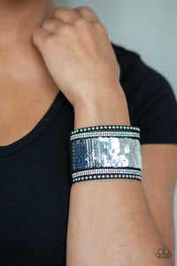 MERMAIDS Have More Fun - Blue (Black Suede)