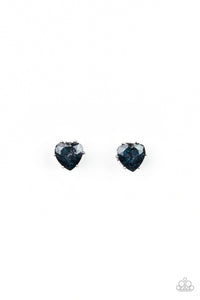 Starlet Shimmer Heart-shaped Rhinestone Earrings
