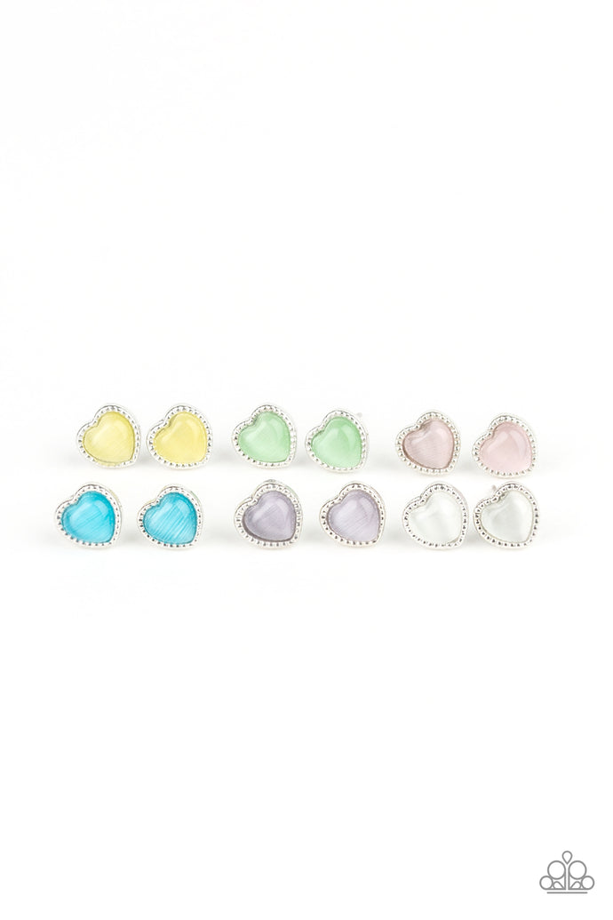 Starlet Shimmer Charming Heart Moonstone Earrings