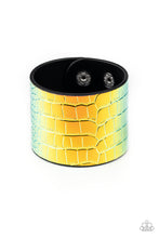 Load image into Gallery viewer, Chroma Croc - Multi (yellow/green)
