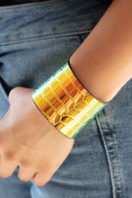 Load image into Gallery viewer, Chroma Croc - Multi (yellow/green)
