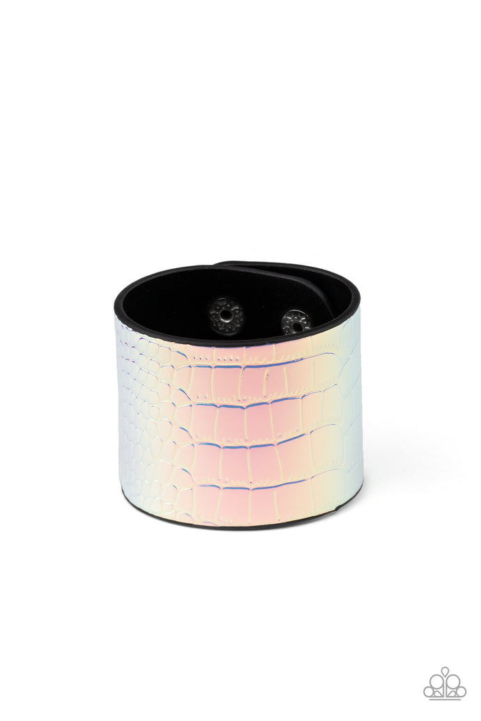 Chroma Croc - Multi (pink/iridescent)