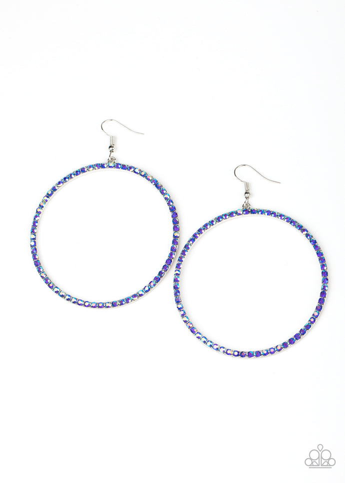 Wide Curves Ahead - Multi (Blue Iridescent)
