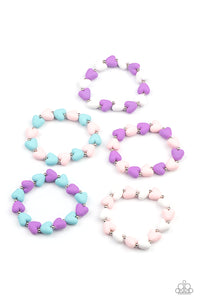 Starlet Shimmer Heart-Shaped Bead Bracelet