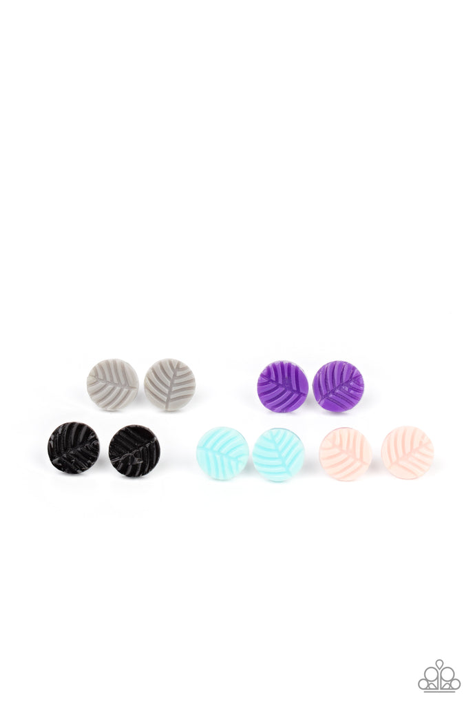 Starlet Shimmer Leaf Pattern Earrings