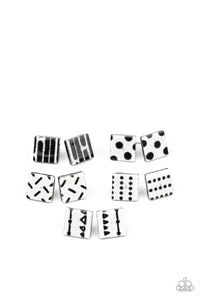 Starlet Shimmer Black and White Pattern Earrings