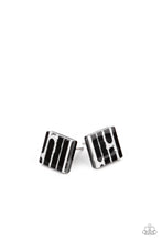 Load image into Gallery viewer, Starlet Shimmer Black and White Pattern Earrings
