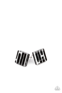 Starlet Shimmer Black and White Pattern Earrings