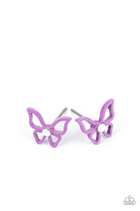 Starlet Shimmer Earring - Butterfly post