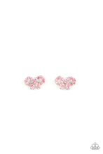 Load image into Gallery viewer, Starlet Shimmer Pink Rhinestone Heart Earrings
