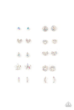 Load image into Gallery viewer, Starlet Shimmer Earrings  - Iridescent Rhinestones
