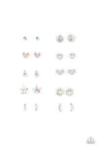 Starlet Shimmer Earrings  - Iridescent Rhinestones