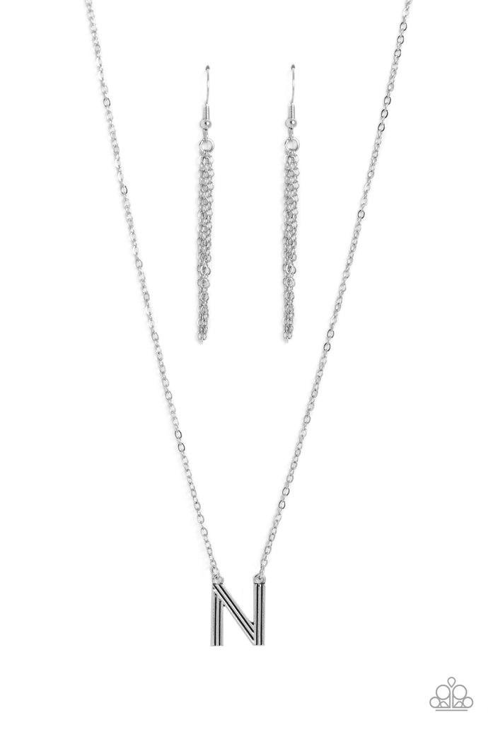 Leave Your Initials - Silver - N