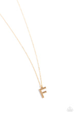 Load image into Gallery viewer, Leave Your Initials - Gold - F
