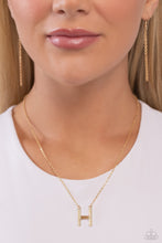 Load image into Gallery viewer, Leave Your Initials - Gold - H
