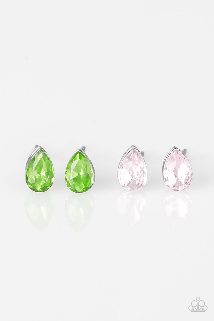 Starlet Shimmer Teardrop Rhinestone Earrings