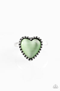 Starlet Shimmer Charming Heart Moonstone Ring