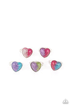 Load image into Gallery viewer, Starlet Shimmer Split Color Heart Ring
