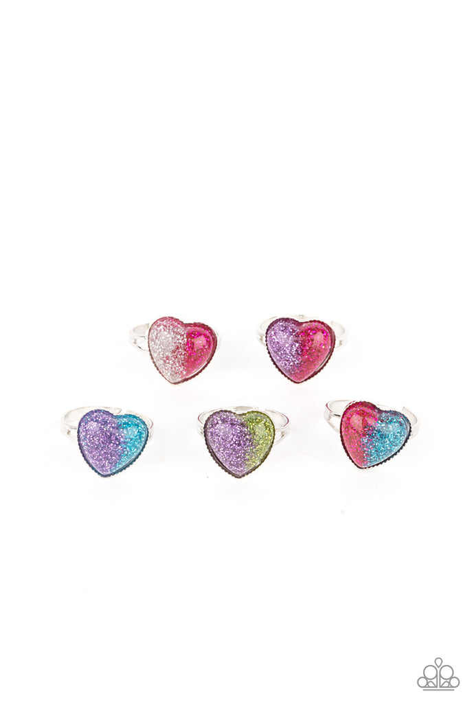 Starlet Shimmer Split Color Heart Ring